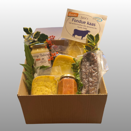 “Kerstpakket Van Eigen Erf met volledig eigen producten – Boerderij Ruimzicht”